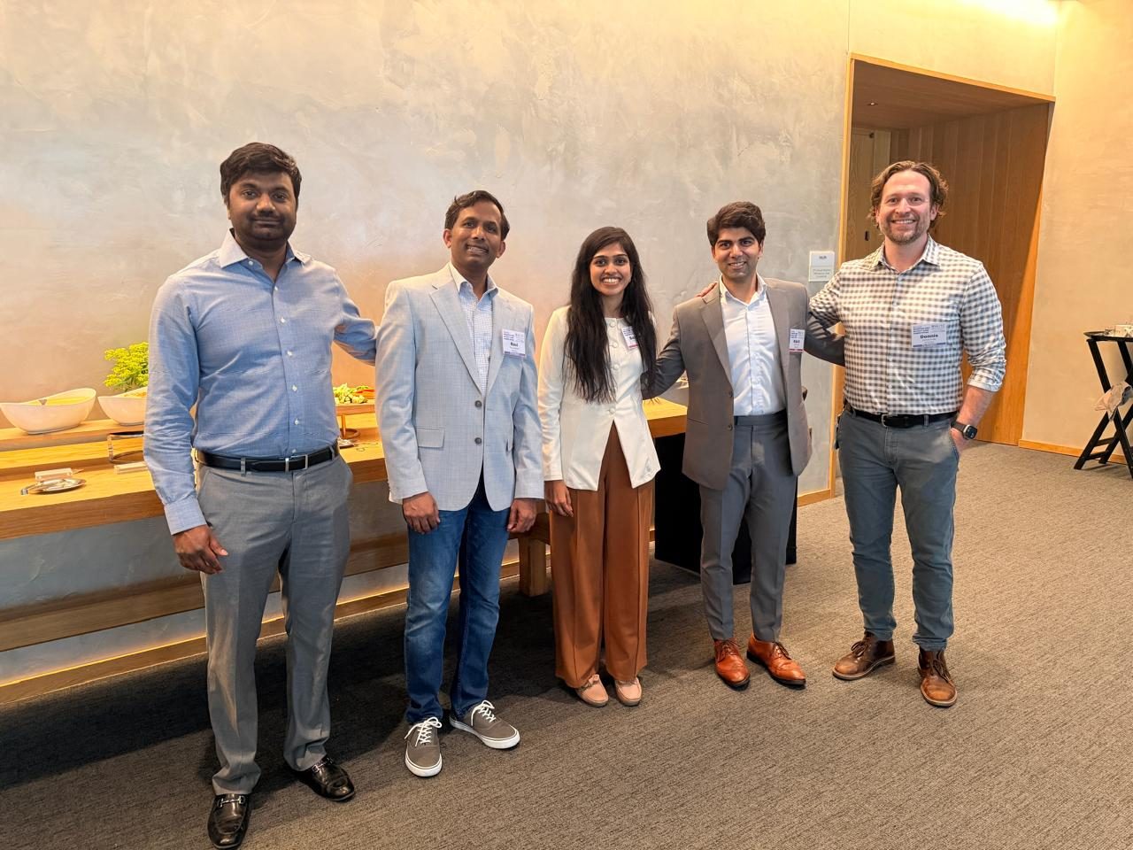 Wharton PE/VC Club members at an investment case competition